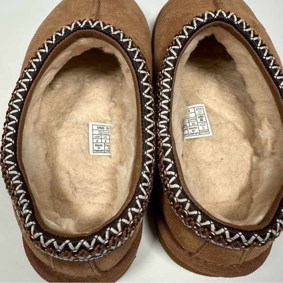 UGG Women’s Chestnut Tasman Slippers Size 8 - Picture 5 of 8